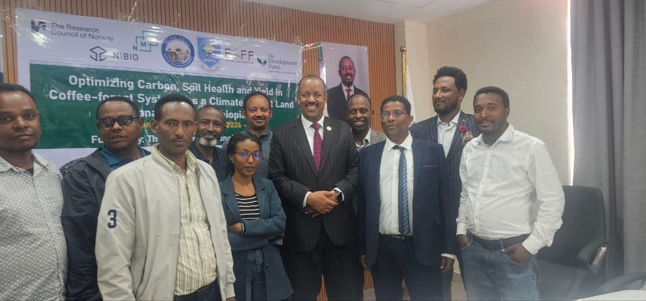 Madda Walabu University has engaged in CoffeeLand Formal Kick off Research Project (2026-2029) Meeting Virtually